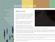 Tablet Screenshot of lavenderbarn.com